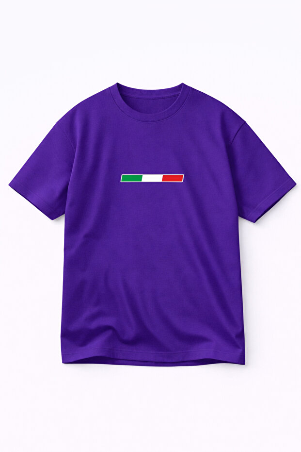 Oversize Premium T-Shirt 100% Cotton Comfortable Fit Italy Printed T-Shirt