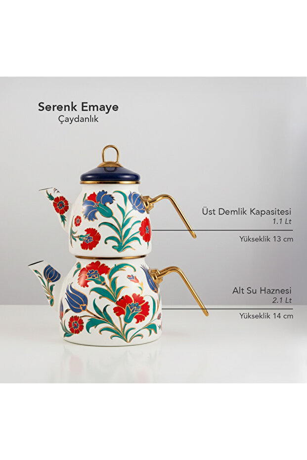 Emaye Çaydanlık - 6