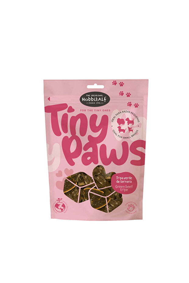Hobbitalf Air Dried Geen Beef Tripe Dog Treats 80g