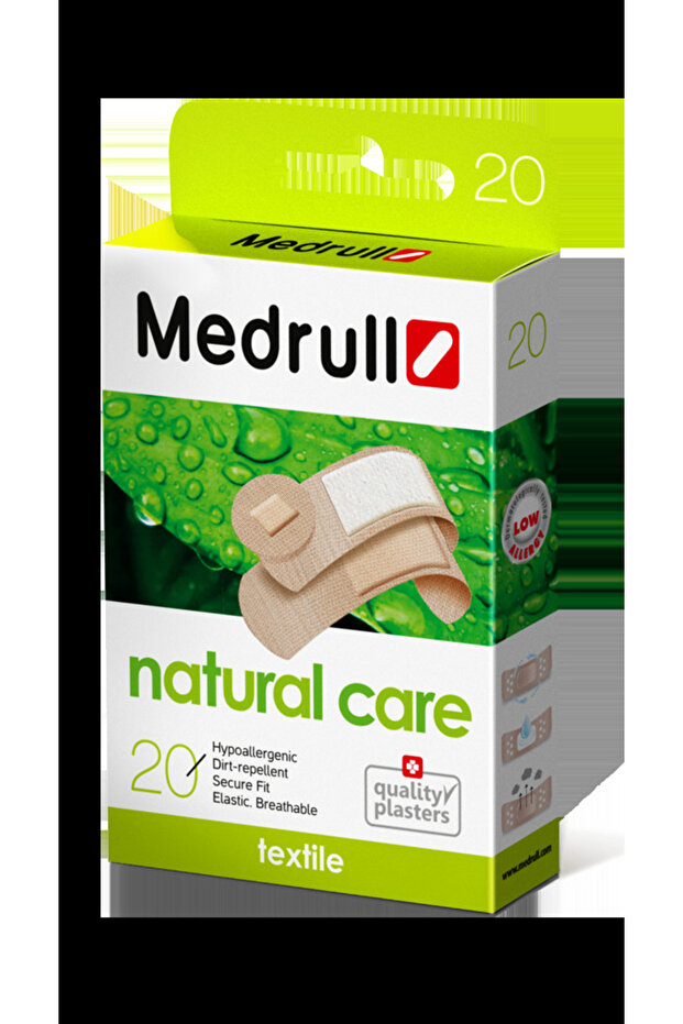Natural Care Hypoallergenic Assorted Elastic Textile Plasters