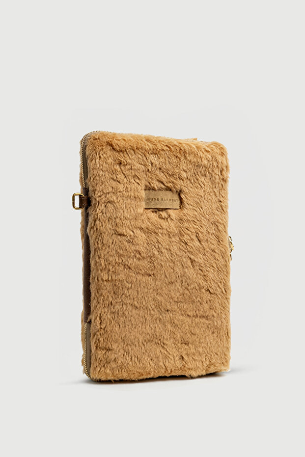 حقيبة مصونور الكبيرة باللون البني مقاس 13 بوصة - 2