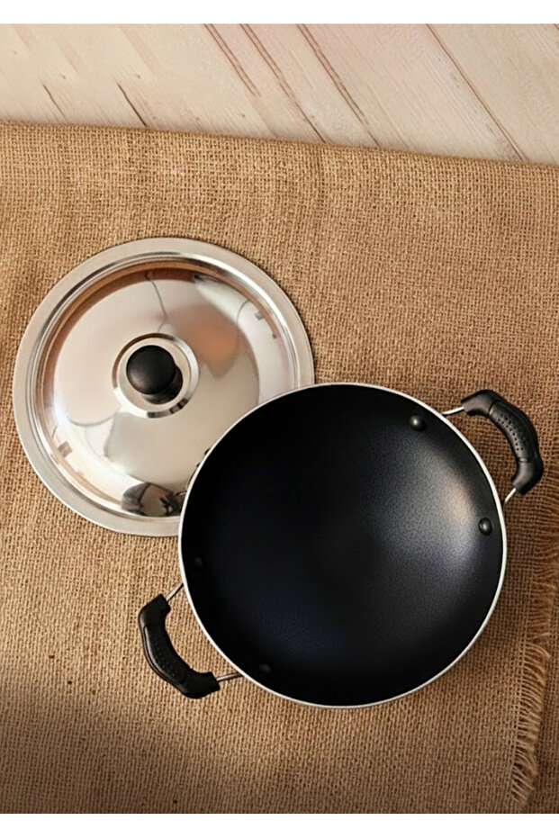 Premium Non-Stick Appam Pan with Lid - 7/9/12 Cavity Paniyaram Maker & Appe Pan for Healthy Cooking