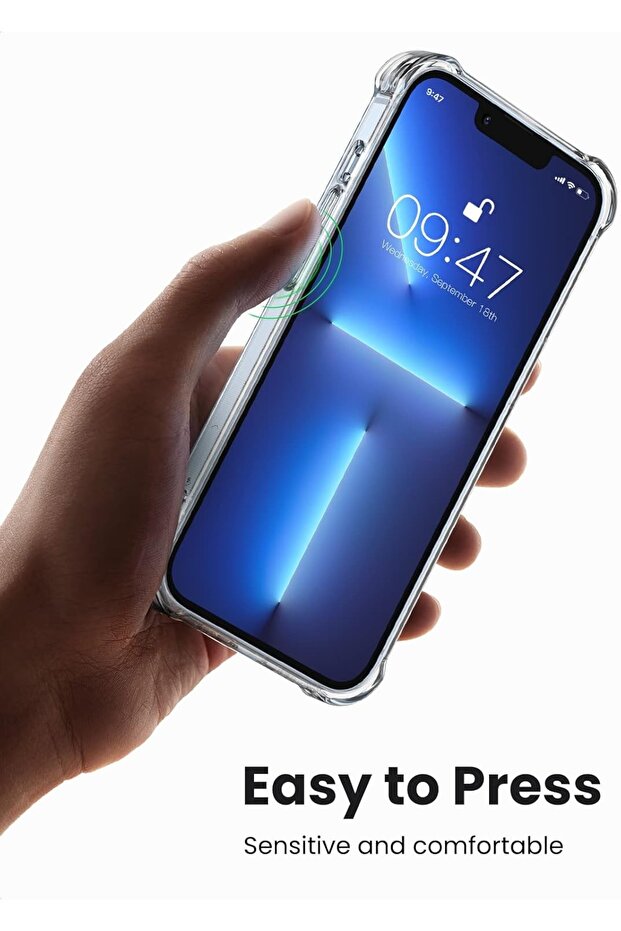 Protective polyurethane case for iPhone 13 Pro (clear) - 8