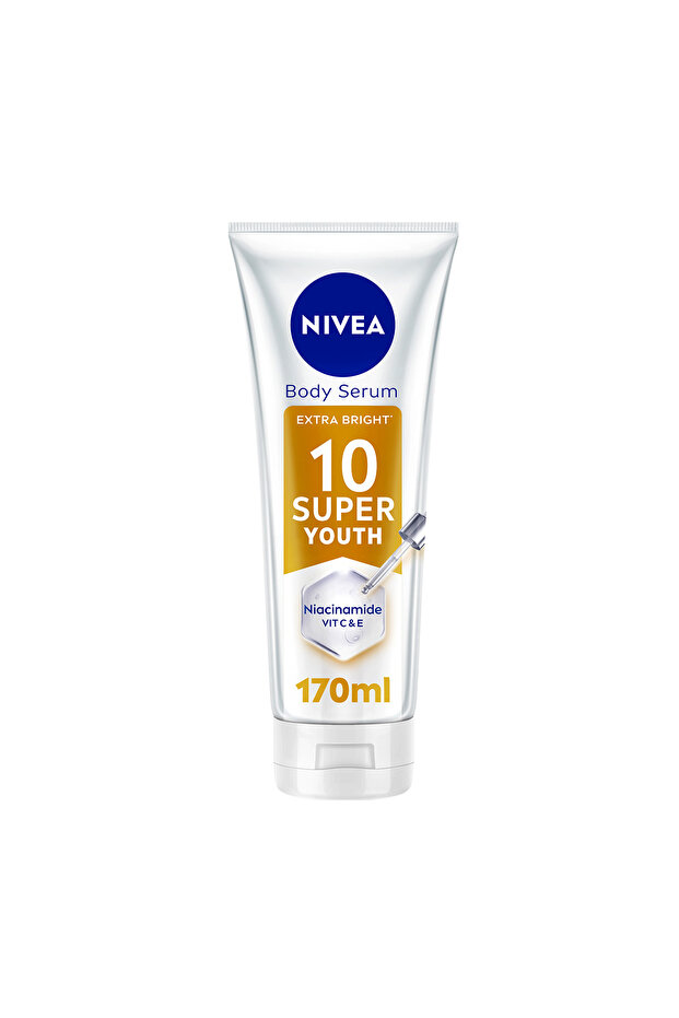 SUPER 10 Youth Body Serum, Tight Skin, With Niacinamide, 170ml