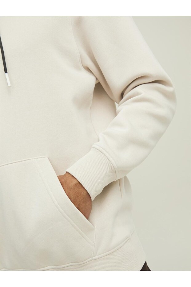 Kapüsonlu Baskili Sweatshirt - 6
