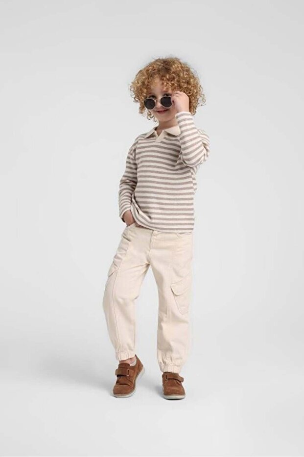 Baby Woven Trousers 1-5 Years Beige