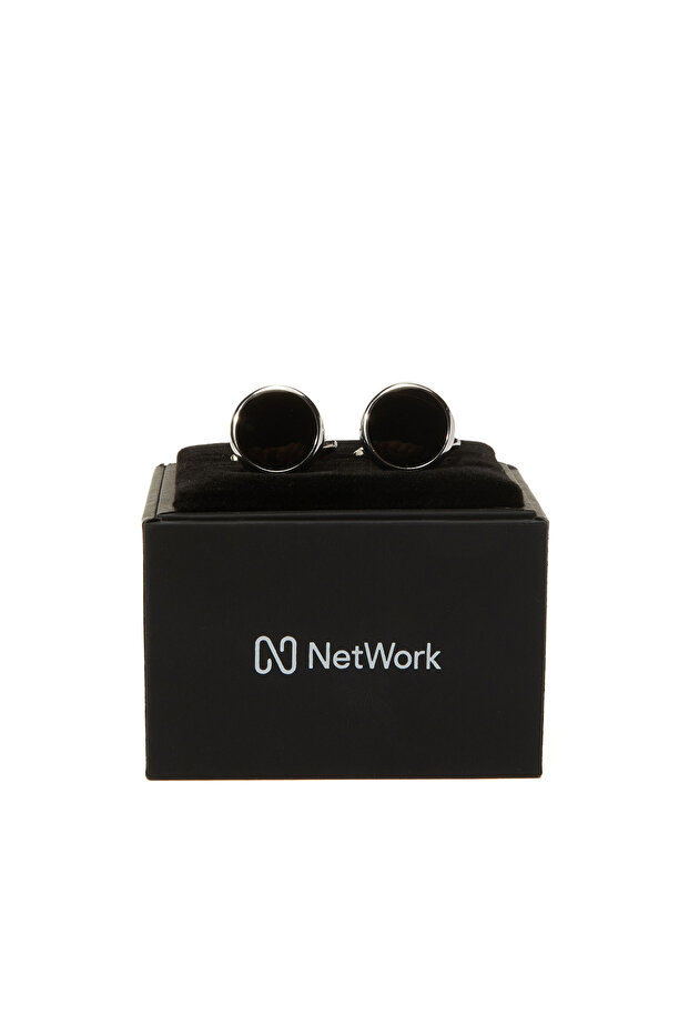 Silver Yuvarlak Kol Düğmesi - 2