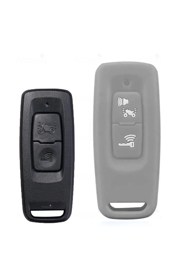 Honda Pcx & Forza & Xadv Compatible Silicone Key Case Cover Gray (2021-2022-2023-2024)