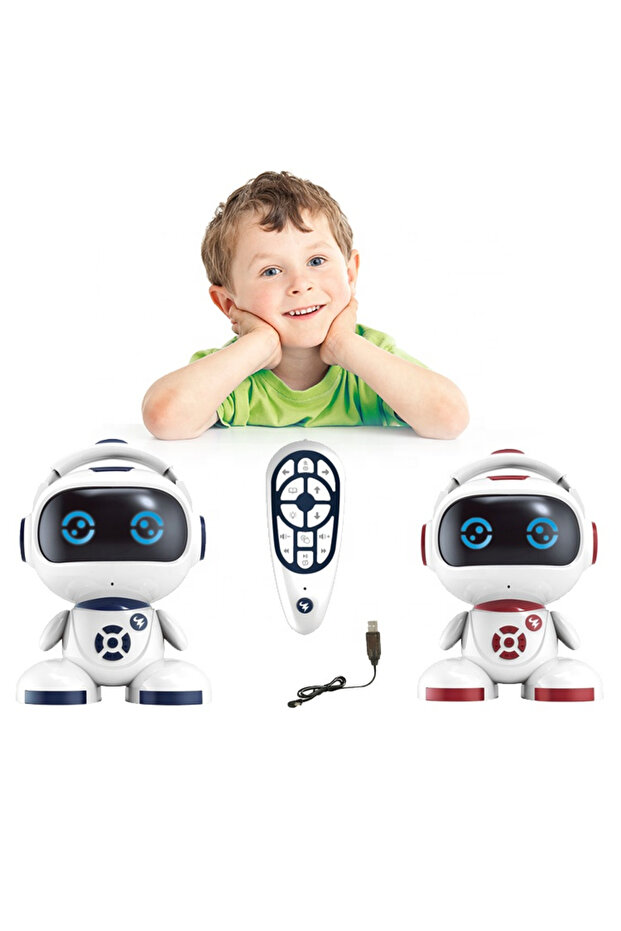 Interactive Intelligent Robot with Remote Control with Expressive LED Screen, 2.4GHz, Programming - 10