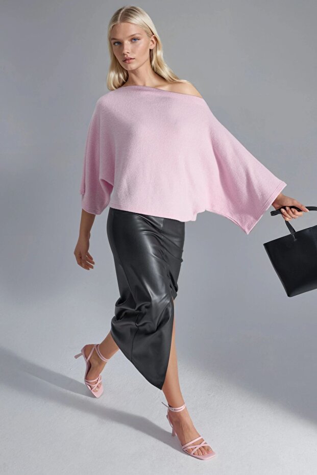 BUSEM Rahat Kesim Örme Bluz - 5