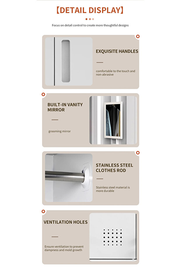 Single door wardrobe locker - 3
