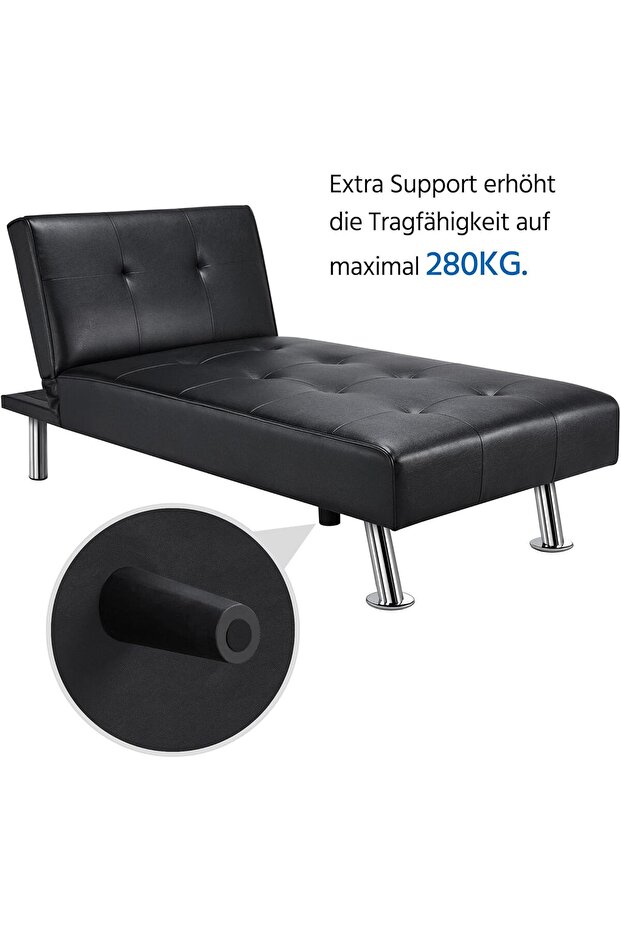 Folding Sofa Recliner Chair with Sleep Function - 6