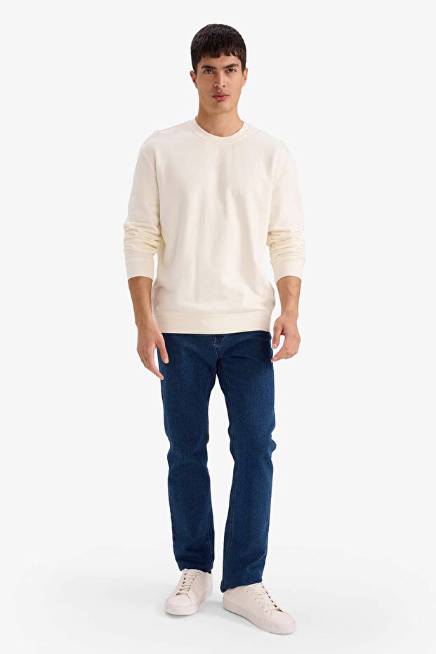 %100 Pamuk Basic Sweatshirt E8339AX26SP - 2