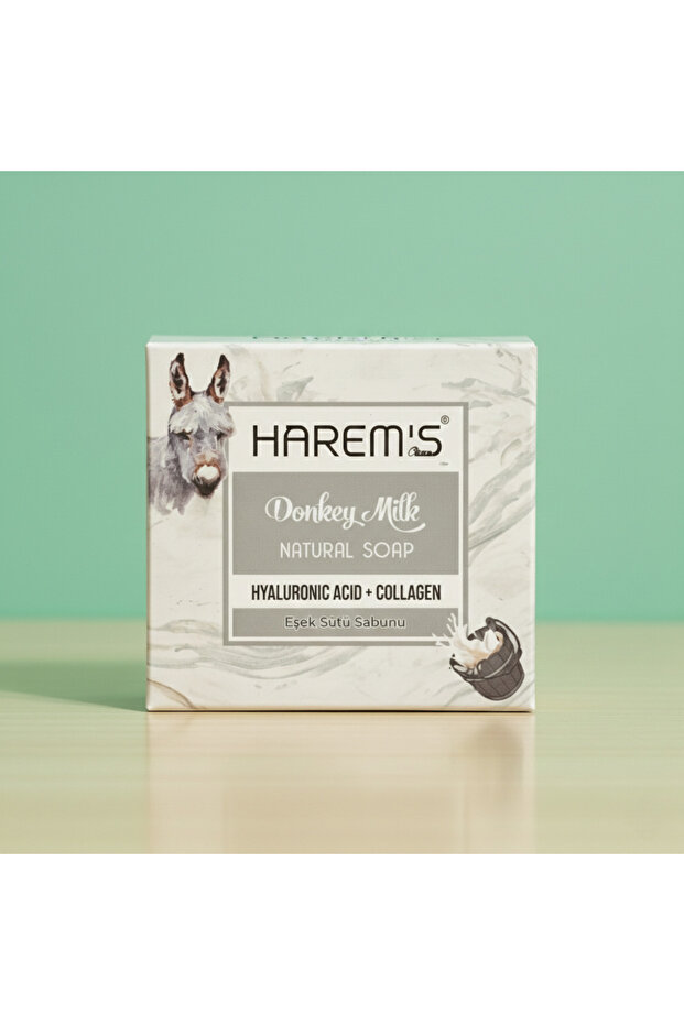 Donkey Milk Natural Soap 120Gr (Contains Hyaluronic Acid & Collagen)