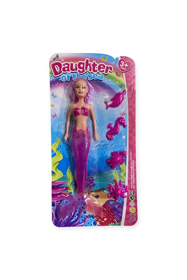 Mermaid with Accessories 189-6 Purple 30 cm Lisinya