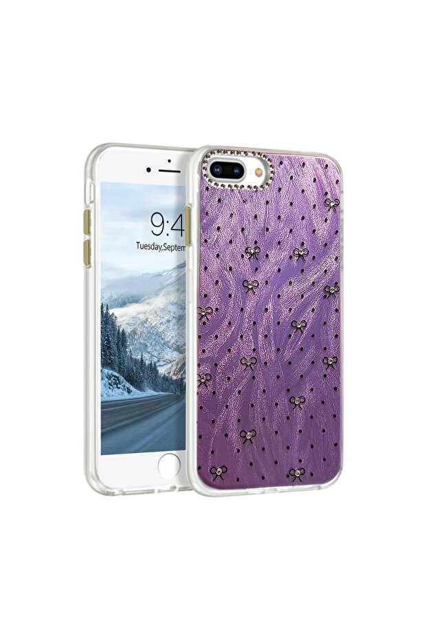 iPhone 7 Plus Case Blade Mirrored Patterned Cover - Pattern 2 - 1