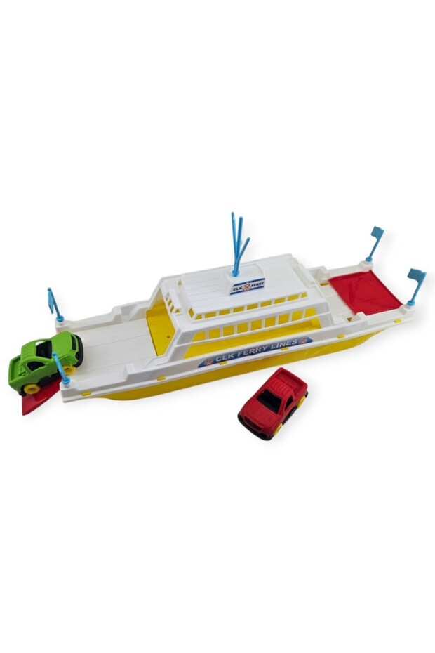 سفينة بحريّة مع سيارة وقارب 1 قطعة - 3