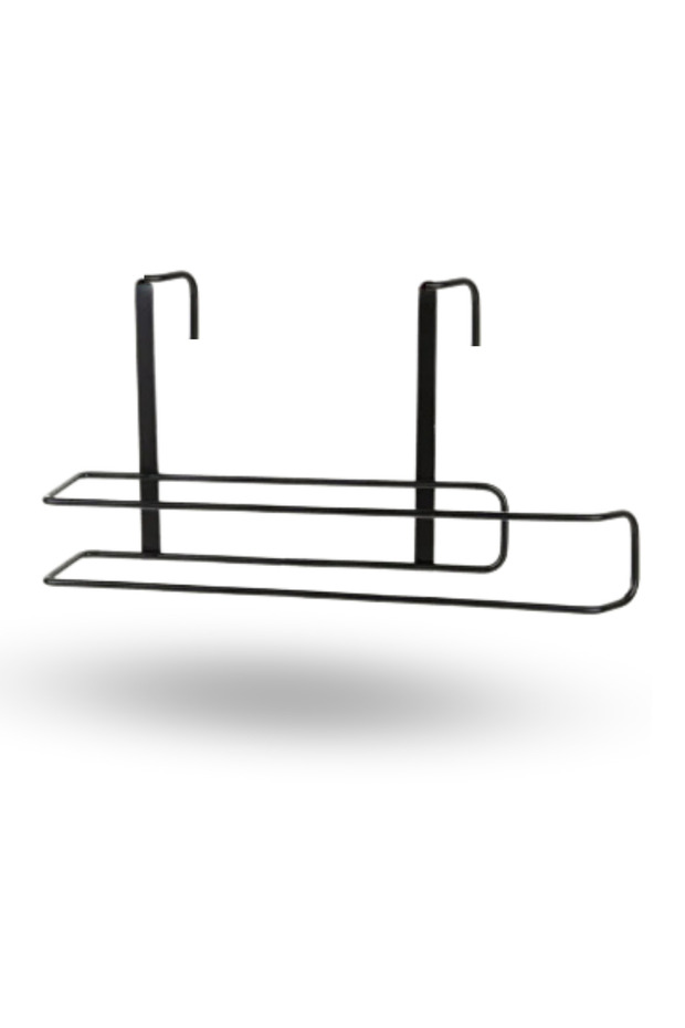 Cover-Top Black Paper Towel Holder for Office Home Office Organization
