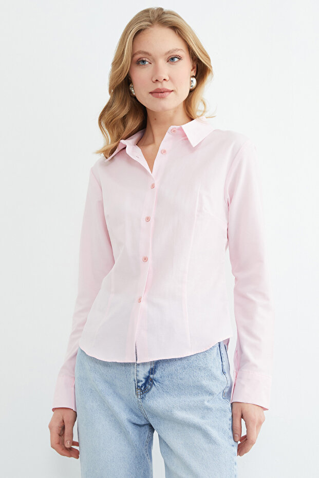 Basic Pensli Slim Fit Gömlek - 3