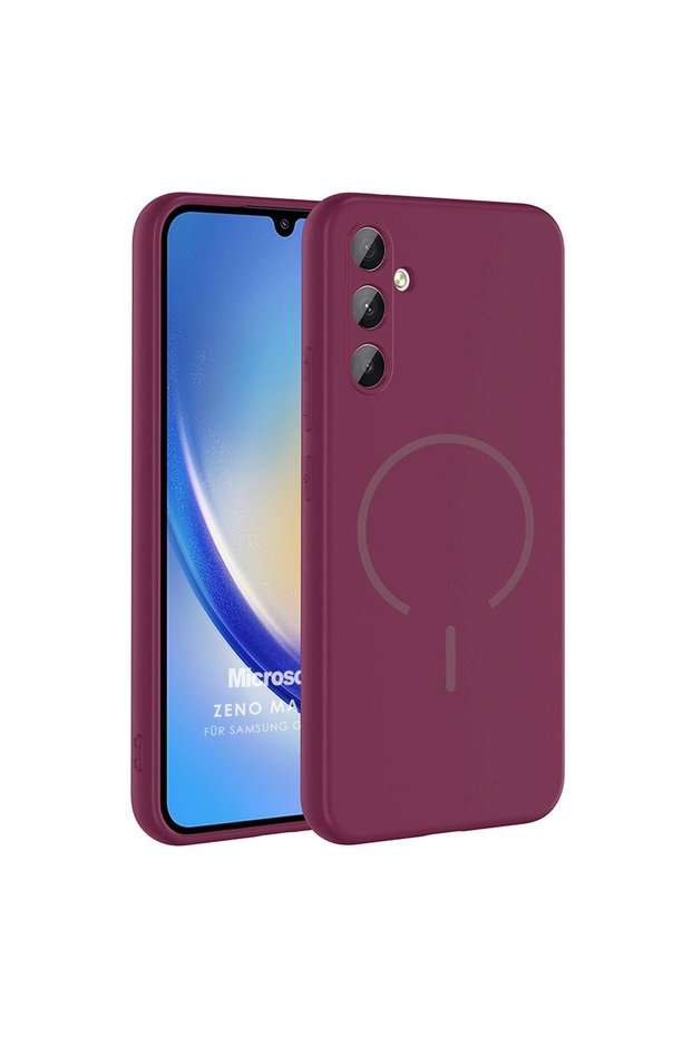 Samsung Galaxy A34 Case Zeno Magsafe Plum
