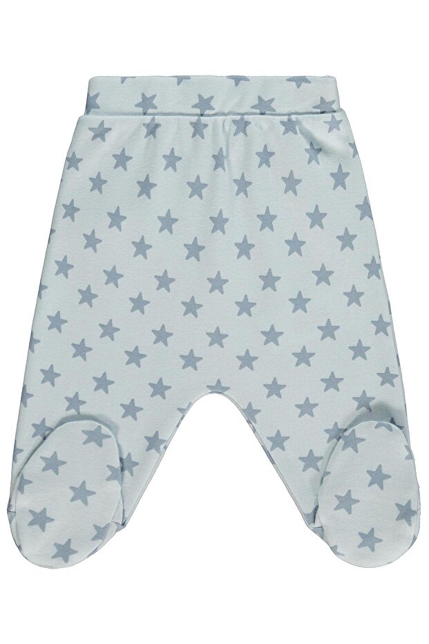 Star Print 1-9 Months Single Bottom Baby - Blue 3-6 Months