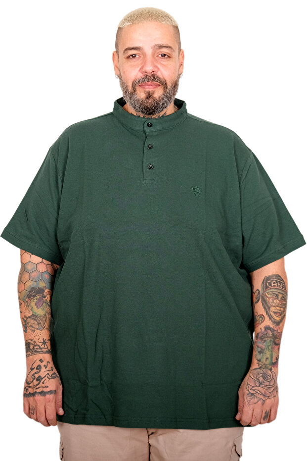 Mode XL Large Size Men's Judge Collar Polo T-Shirt U24339 Nefti̇