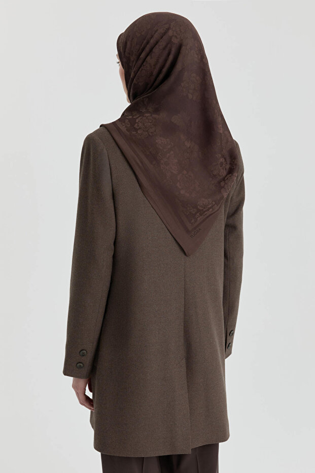 Blazer Ceket - Kahve - 6