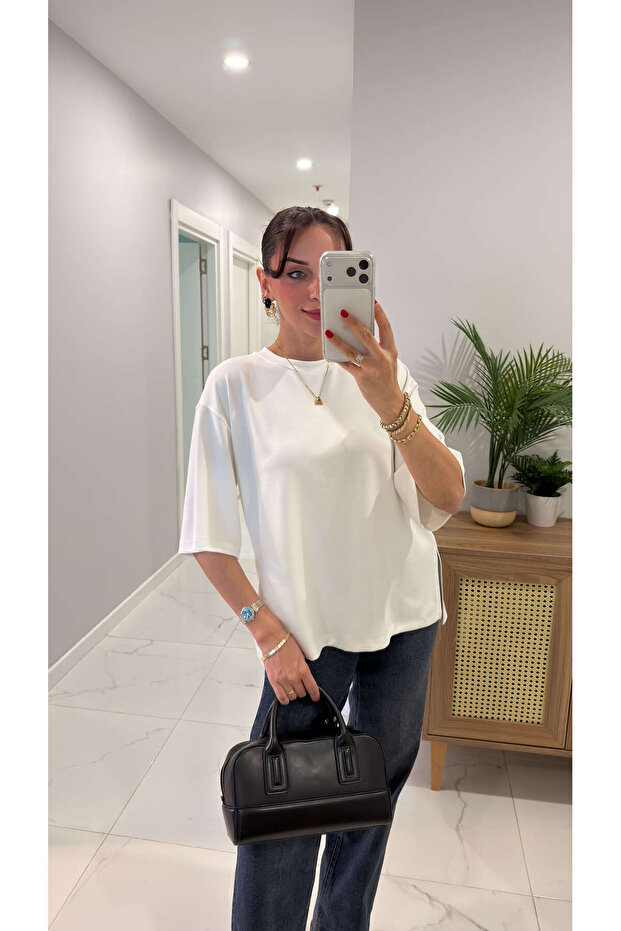 Μπλουζάκι Chesica White Modal Basic - 2