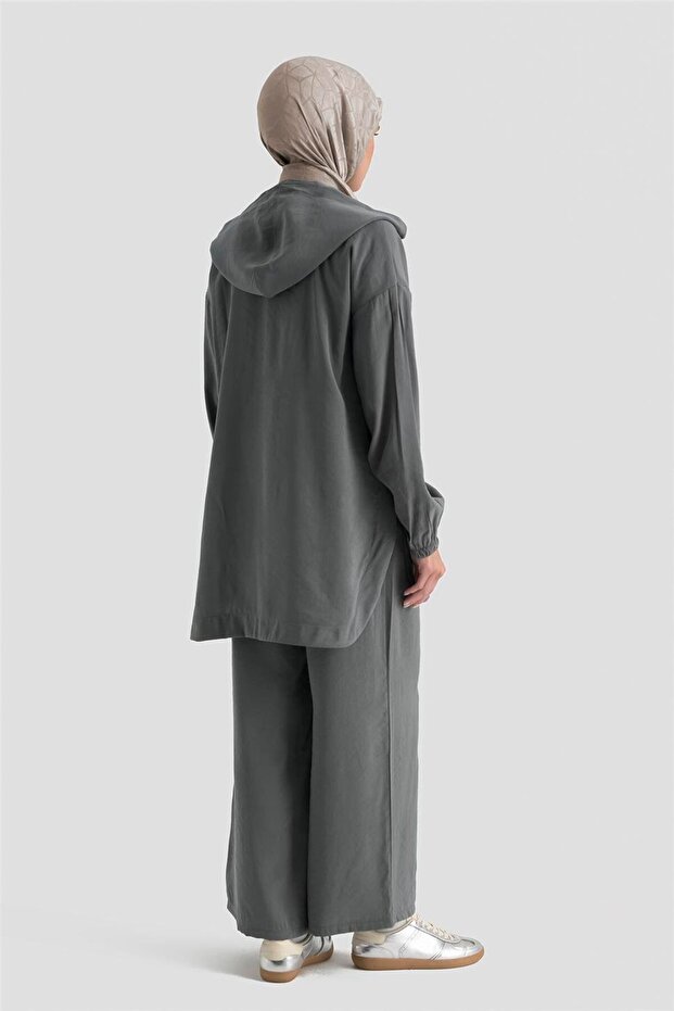 Basic Hırka Takım Petrol - 5