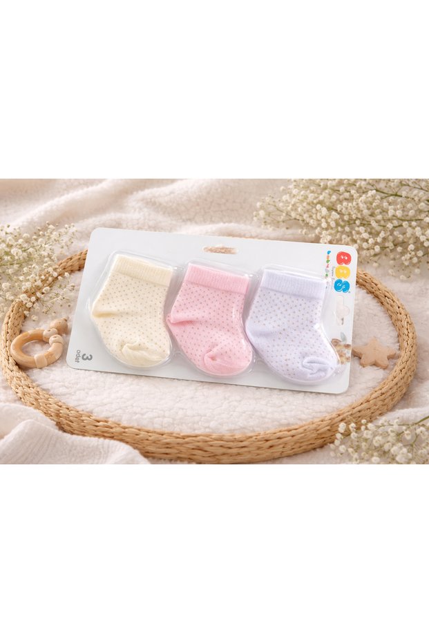 Cotton 0-6 Months Newborn Baby Girl Socks