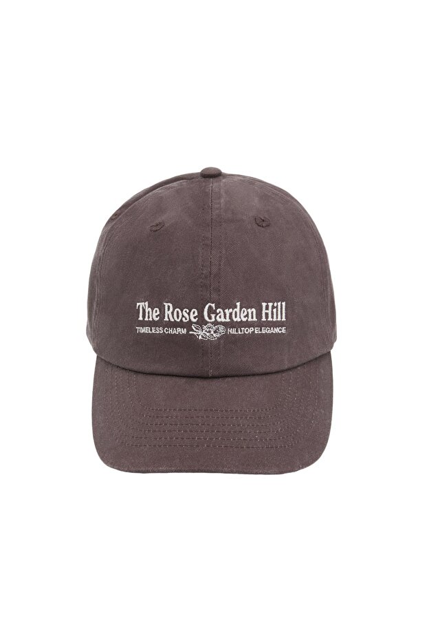 İşlemeli kahverengi şapka - 3