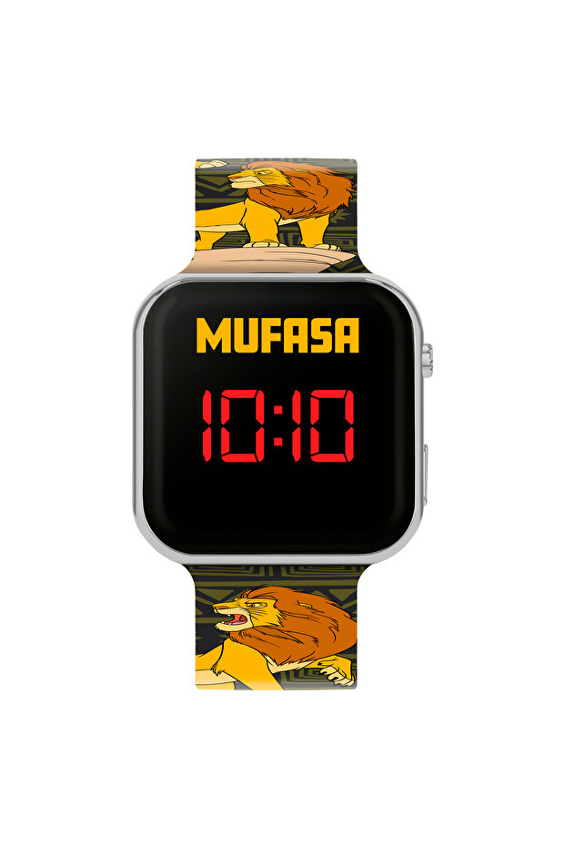 Lion King Mufasa Black Strap LED Watch