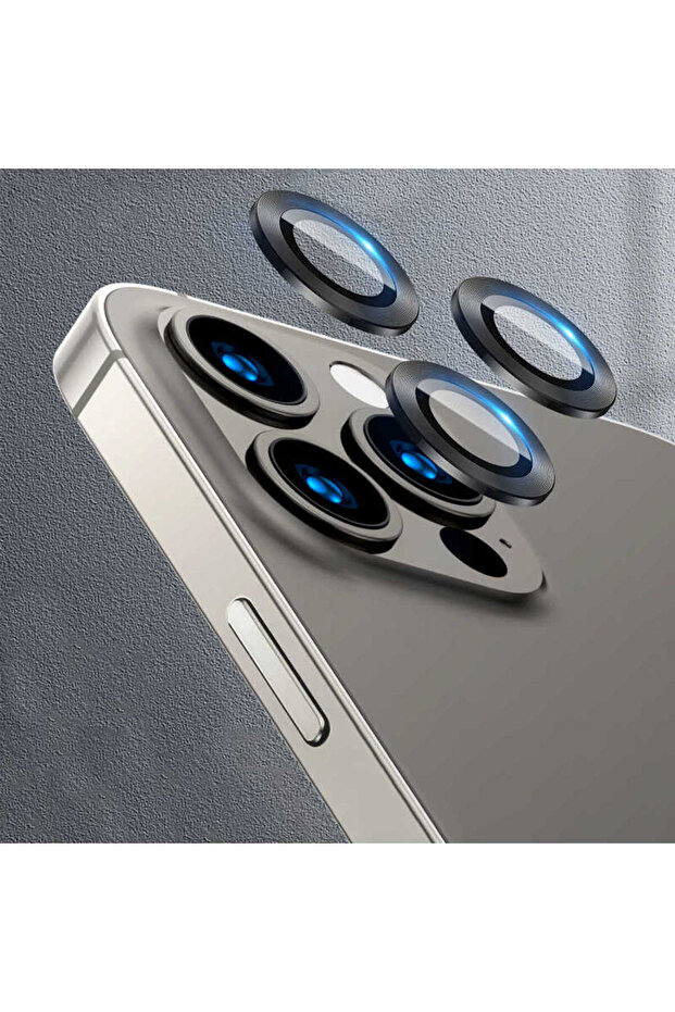 واقي كاميرا GZST CL-04 متوافق مع هاتف iPhone 13 Pro Max - أسود
