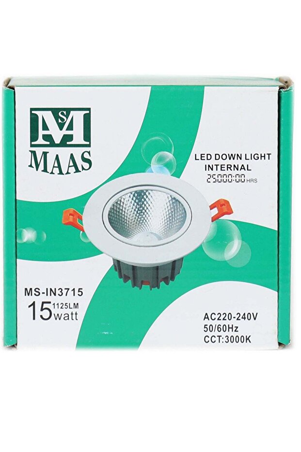 مصباح LED سفلي 15 واط أصفر - 1