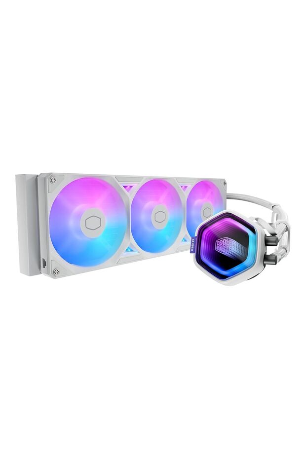 مبرد سائل لوحدة المعالجة المركزية Atmos II 360 VRM White Freeform 2.0