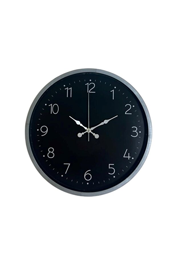 ساعة حائط مزخرفة سادة مقاس 36 سم - 2