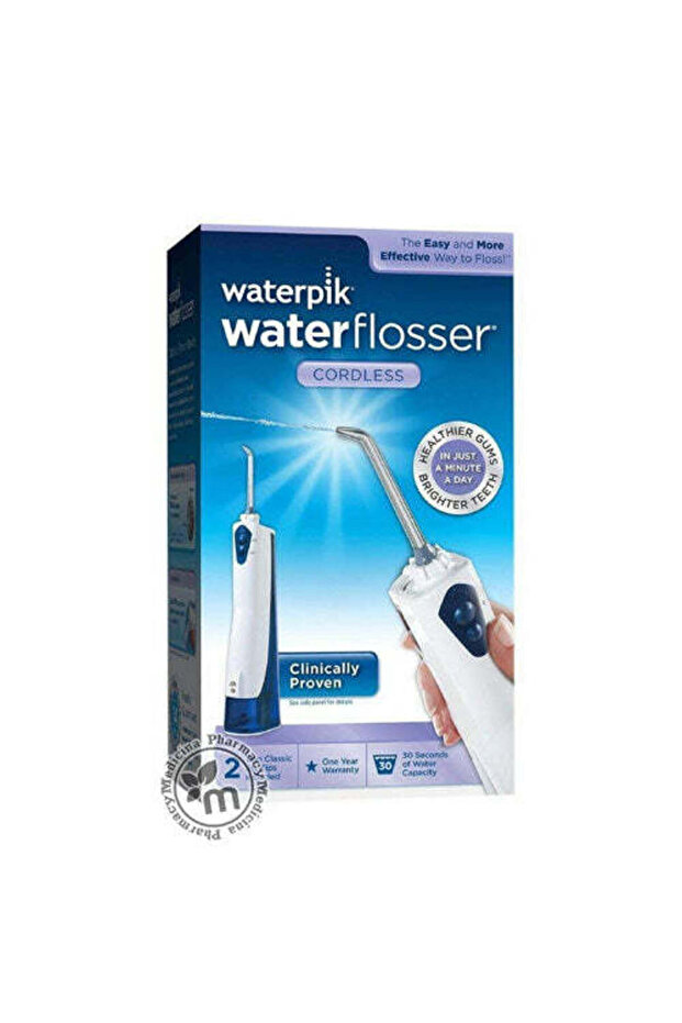 Cordless Express Water Flosser - 3 AA Batteries - White