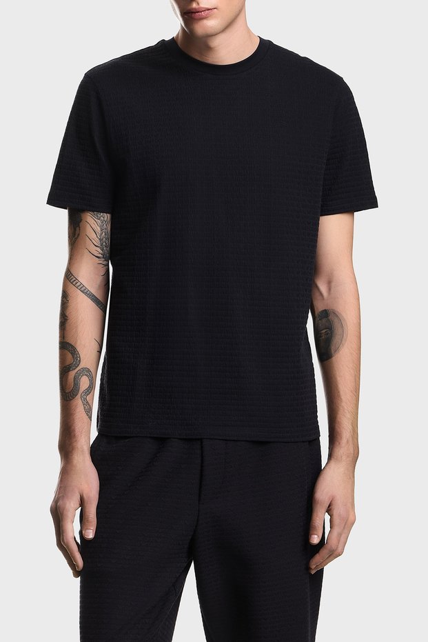 Cotton Regular Fit Logo Crew Neck t Shirt Men's t Shirt Em004594 Af10762 Fb413