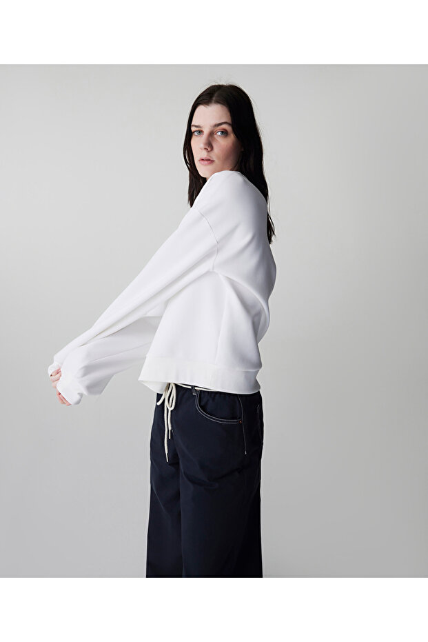 Nakışlı sweatshirt - 2