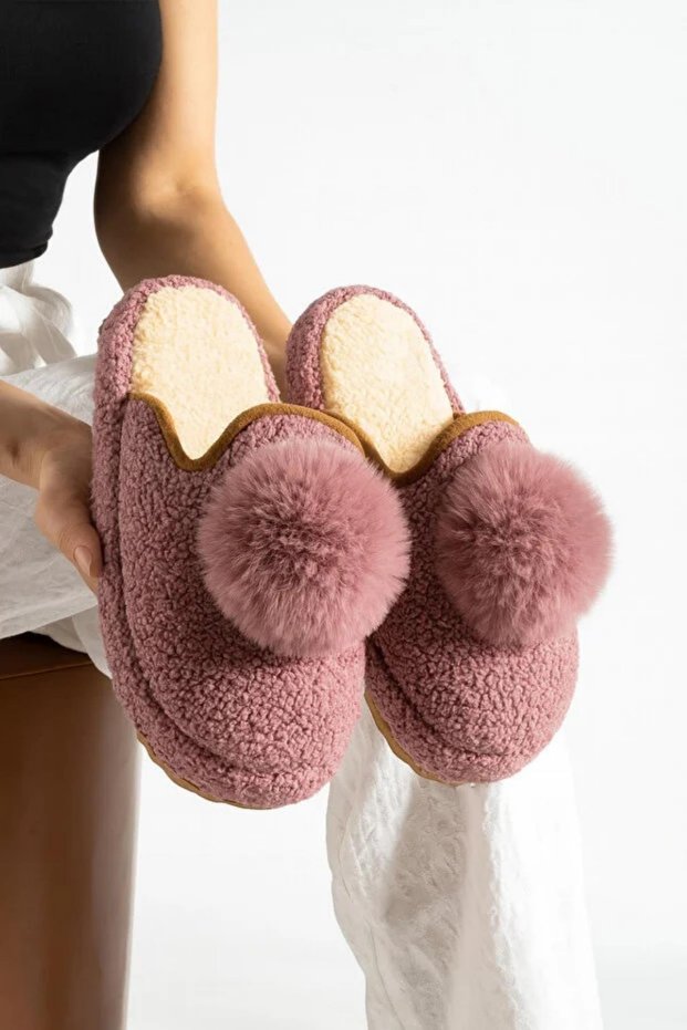 Shoe Basket 5052 Women's Daily Comfortable Sole Lightweight Home Carpet Guest Slippers