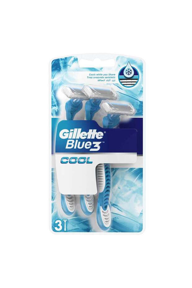 Disposable Razors Blue 3 Cool, 3pcs