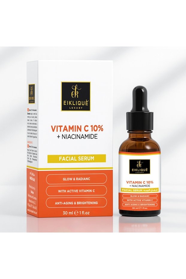 Vitamin C 10% + Niacinamide Face Serum for Brightening & Even Skin tone | Reduces Dark Spots