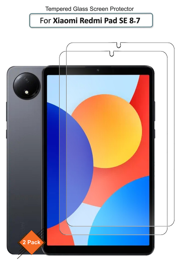 2 Pack Redmi Pad SE 8.7 inch - Premium Tempered Glass Screen Protector