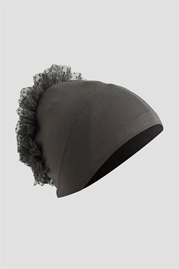 Knotted Cap Dark Gray