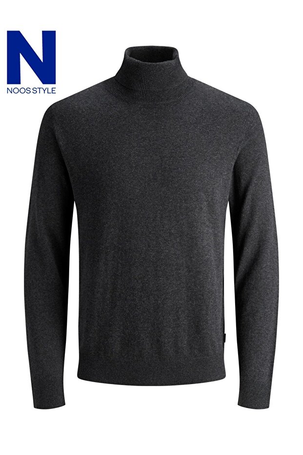 Rollkragenpullover Einfarbig Rollkragenpullover - 4