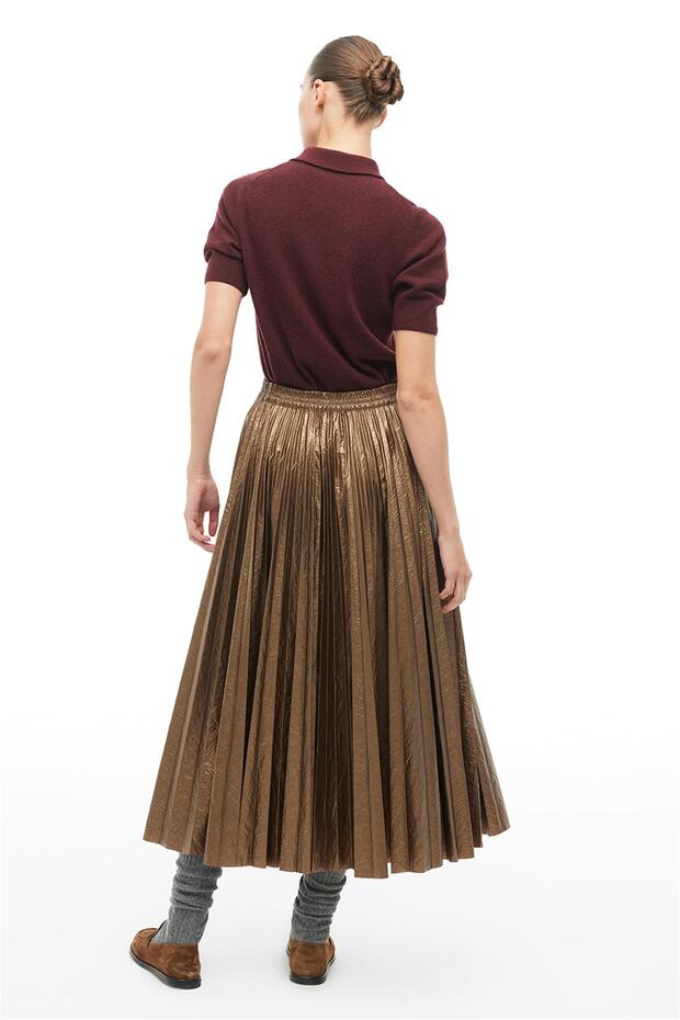 Altın Midi Etek - 3