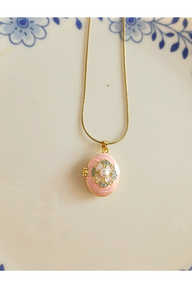 Kapaklı çelik kolye - 2