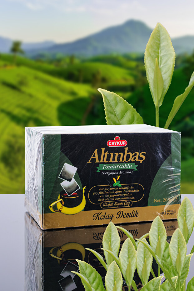 Altinbaş Bergamot Flavored 200 Gr Easy-To-Drink Tea 40 Packs 5 Pieces