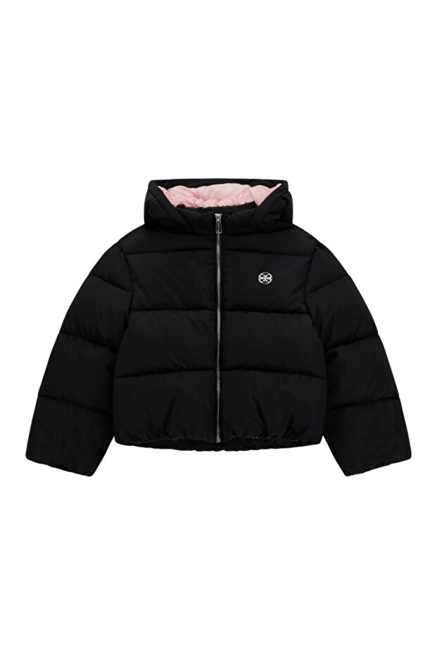 HOODED LS PUFFER - 1
