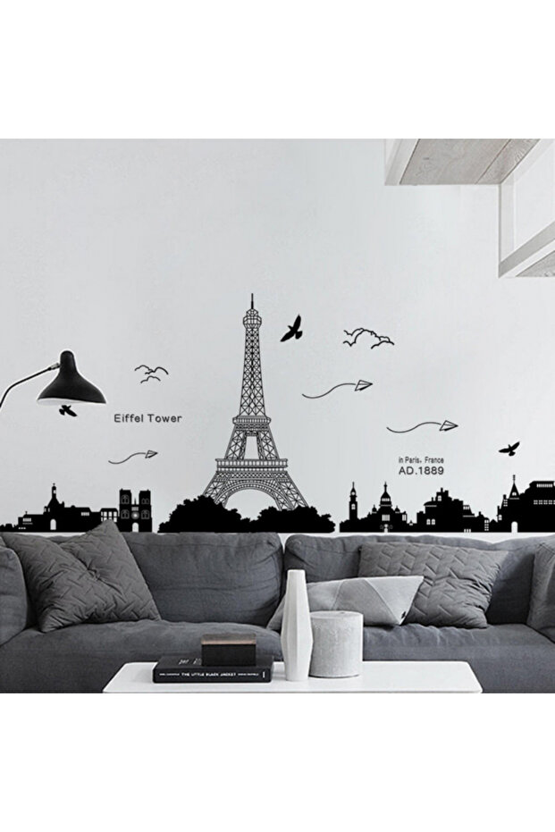 Decorative wall sticker Eiffel Tower multicolor MaffStuff® - 4